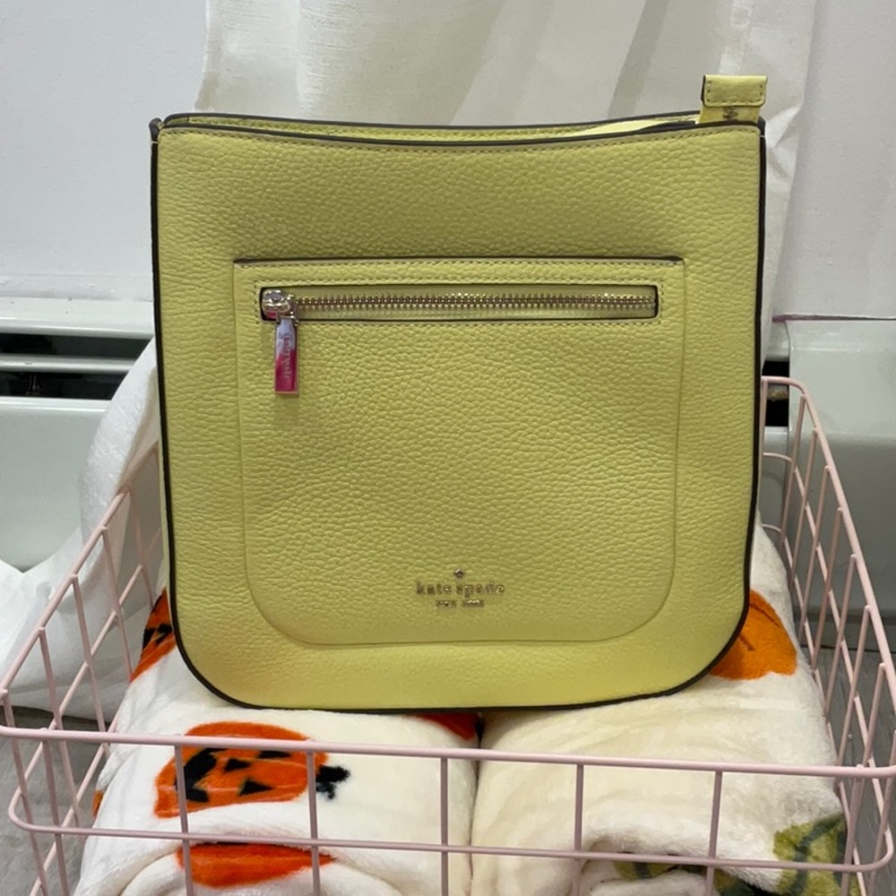 NWT Kate Spade Yellow Crossbody Bag